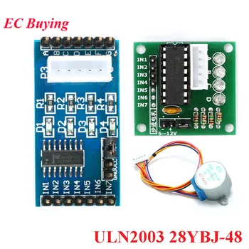 

ULN2003 Stepper Motor Driver Board Module 28YBJ-48 28BYJ48 DC 5V For Arduino 4 Phase Gear Stepper Motor AVR SMD Electronic DIY