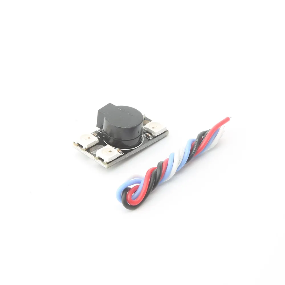 

BZ110DB_WS2812 5v 110DB Super Loud Active Buzzer with WS2812 LED Light for RC Models Multicopter DIY Part Accessories