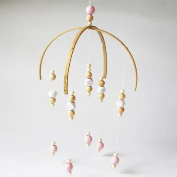 

Bed Bell Pendant for Kids Room Decor Wind Chime Nursery Decoration Kids Party Balls Mobile Crib Jewelry Decoration Banner gift
