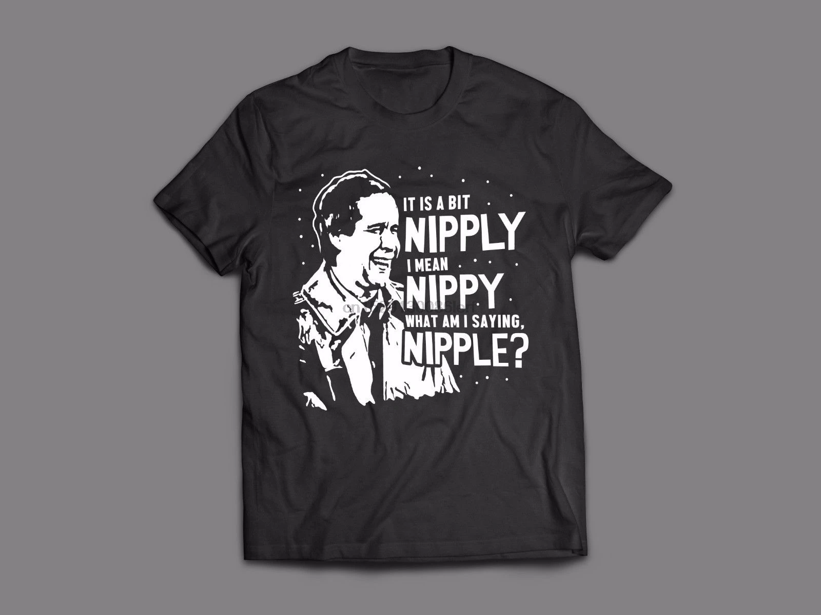 Рождественская Мужская футболка с изображением сосков Кларка грисвальда Nipply