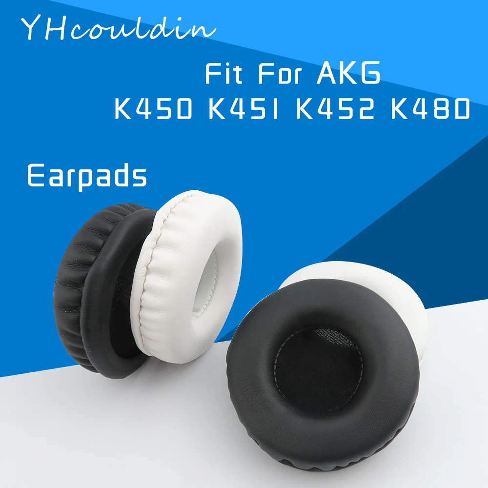 YHcouldin 헤드폰 교체용 가죽 이어패드, AKG K450 K451 K452 K4..