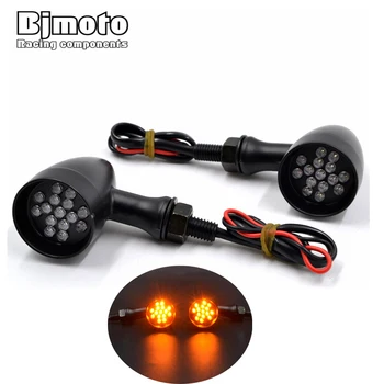 

Universal Motorcycle Turn Signal LED Light Bullet Amber for Harley Honda Yamaha Kawaski Suzuki Bike flashing lights indicator