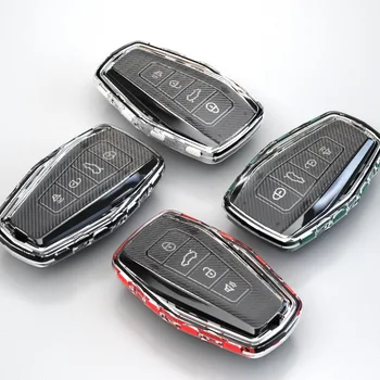 

Carbon style TPU full protect Key Cover Key Case For Geely Coolray 2019-2020 Atlas Boyue NL3 Emgrand X7 EX7 SUV GT GC9 Borui
