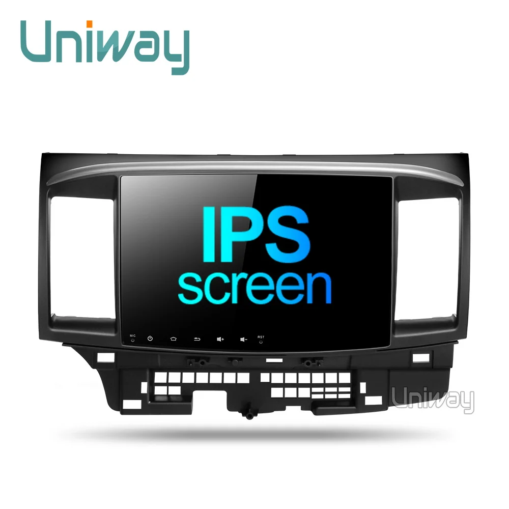 Цена Uniway PX30 DSP Android 9,0 автомобильный dvd для Mitsubishi Lancer 10,1 дюймов 2008 2009 2010 2011 2012 2013 2014 2015 автомобильный стерео навигатор