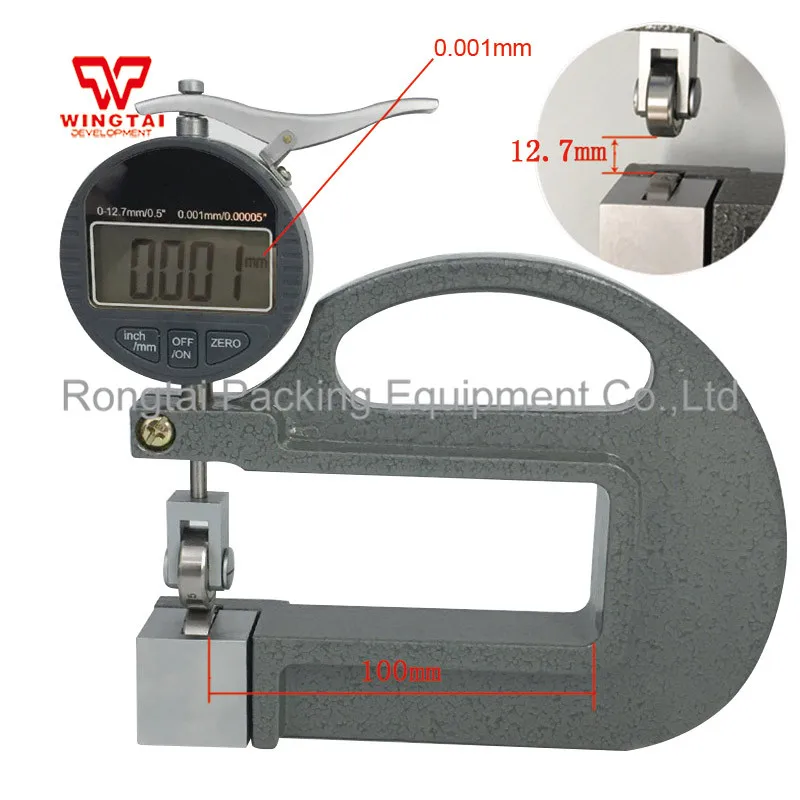 Толщиномер колес 0 10 мм для бумаги и пластиковой пленки 01 мм|tools measuring|tool toolgauge tool |