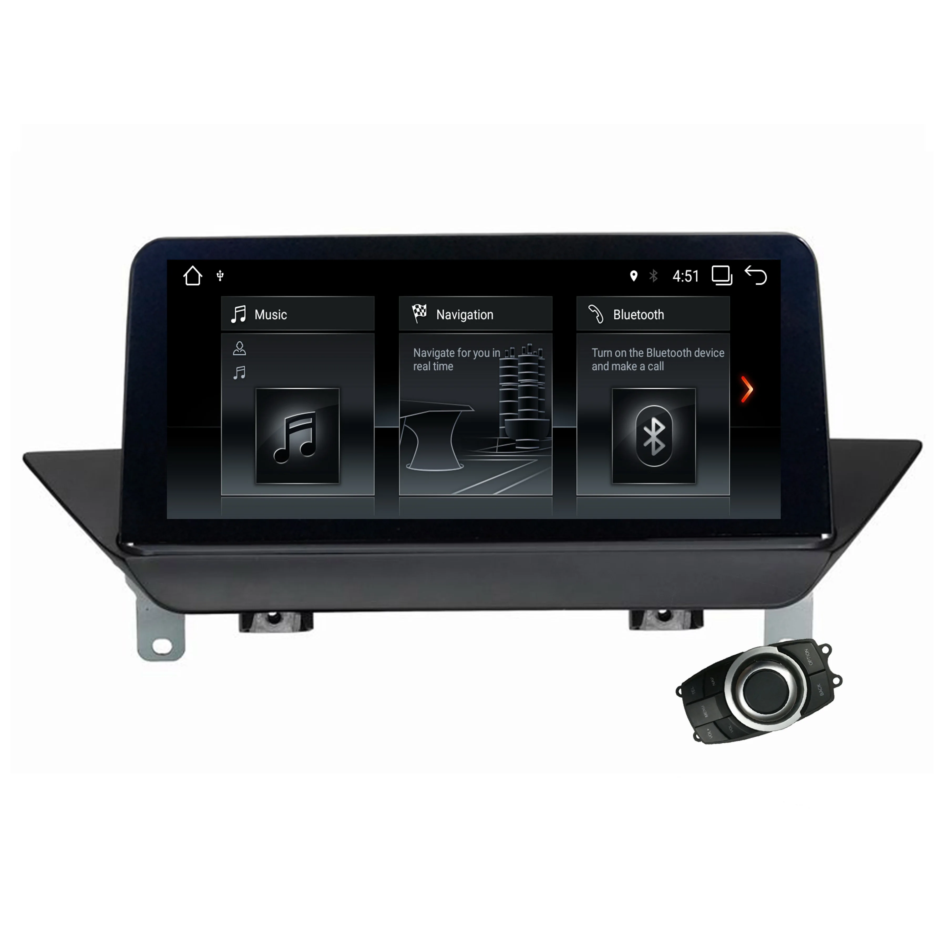 Android 7.1.1 автомобильный dvd плеер для bmw X1 E84 2009 2015 + IDrive без оригинального экрана