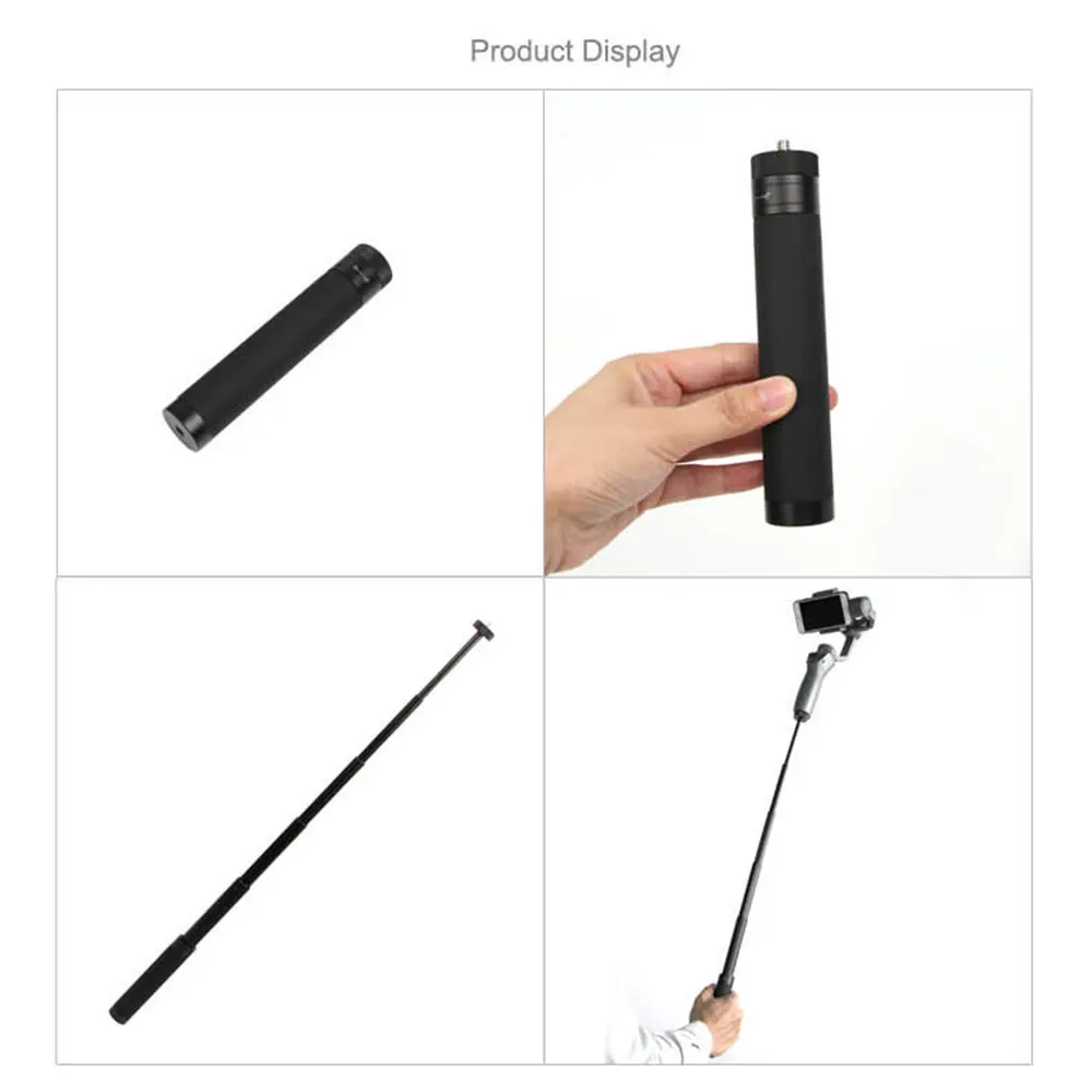Удлинитель подходит для DJI OSMO Mobile 3 расширения алюминиевый сплав удлинитель для Feiyu черный ручной карданный аксессуар
