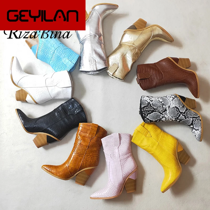 

Size 33-46 New Brand Women Ankle Boots Stone Pattern Winter Shoes Women Fashion Warm European Style Footwear