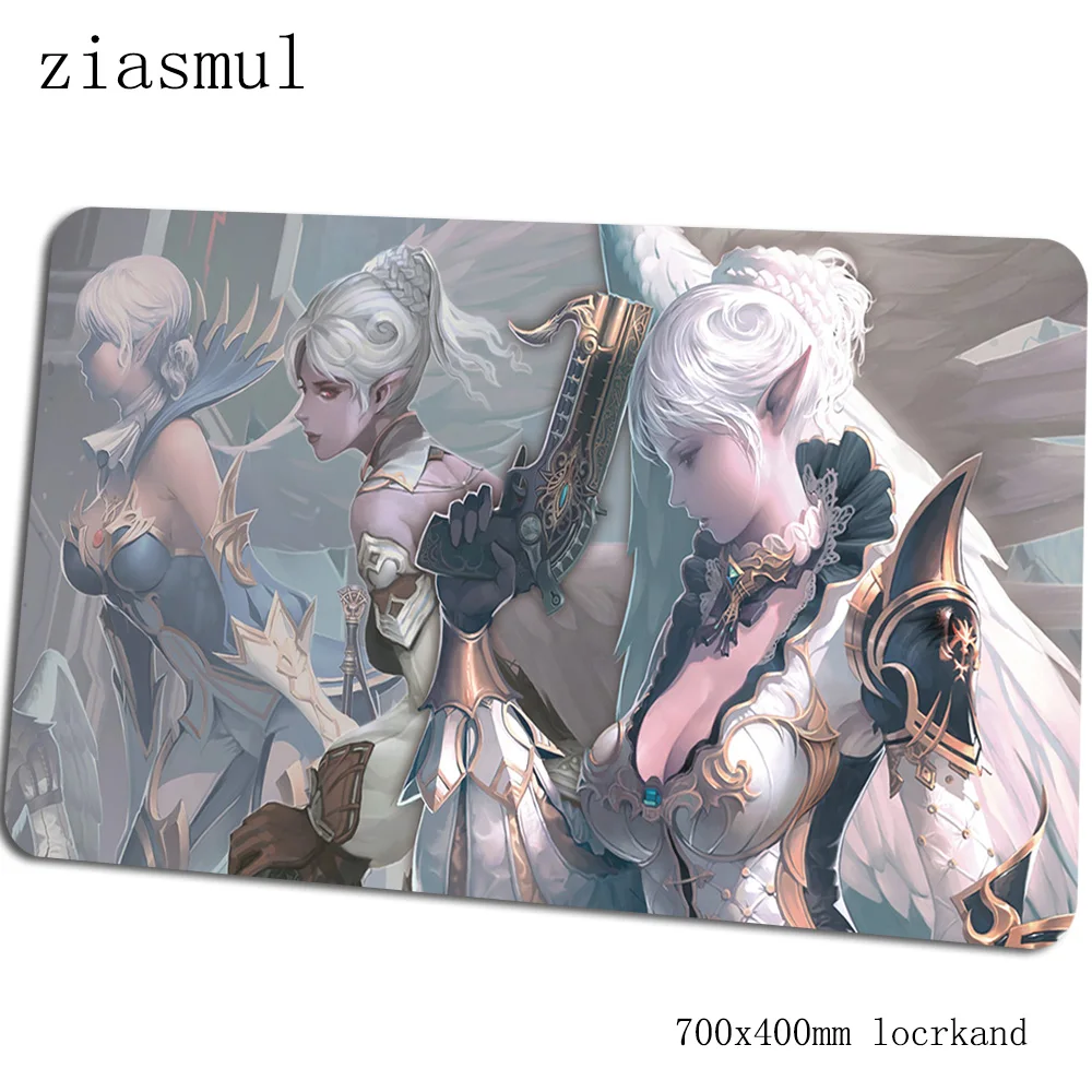 Lineage 2 коврик для мыши 700x400x3 мм игровой коврик для мыши большой коврик для геймера подарок компьютерная настольная клавиатура со встроенной мышью на день рождения игровые коврики - Цвет: Size 700x400x3mm