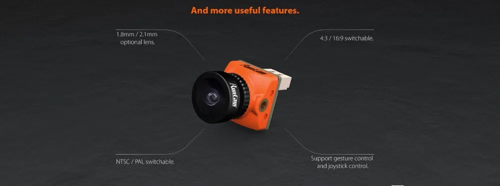 RunCam Racer Nano 2 Легкая Супер WDR FPV камера 5-36v мощность с JST Разъем для RC плоскость FPV гоночный Дрон