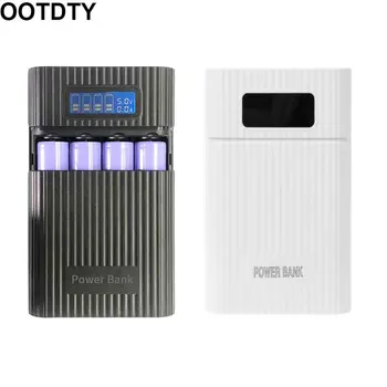 

Anti-Reverse DIY Power Bank Box 4x 18650 Battery LCD Display Dual USB Charger For iphone Smartphone Tablet
