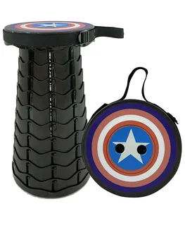 

Removable folding stool small storage volume portable outdoor adjustable telescopic stool strong load-bearing outdoor internet r