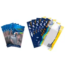 100 шт./пакет Пластик мягкие приманки сумки Портативный рыболовный крючок посылка сумка для хранения