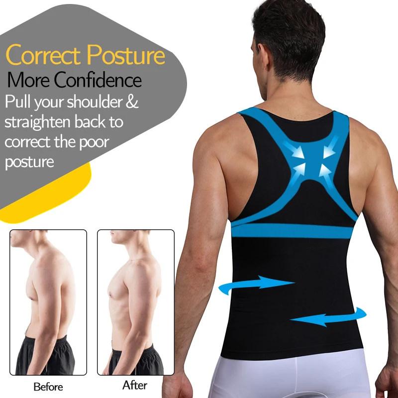 Shaperslim – Men’s Snatched Singlet
