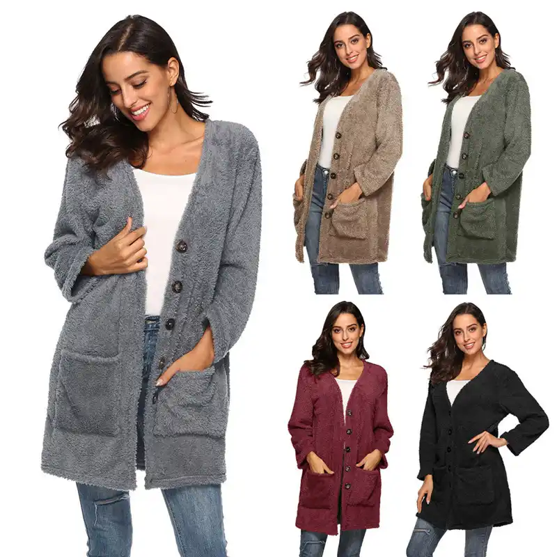 ladies warm winter cardigans