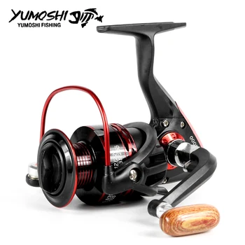 

12 Ball Bearing Fishing Reel Pre-Loading Spinning Wheel Metal Coil 5.5:1 Gear Ratio For Boat Rock Spinning Reel