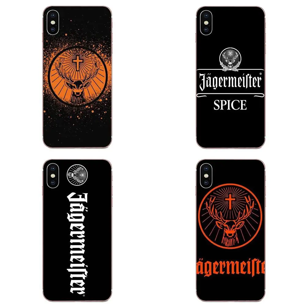 Ультратонкий чехол с логотипом Art Design Jagermeister для Apple iPhone 4 5 5C 4S SE SE2 6 6S 7 8 11 Plus Pro X XS Max