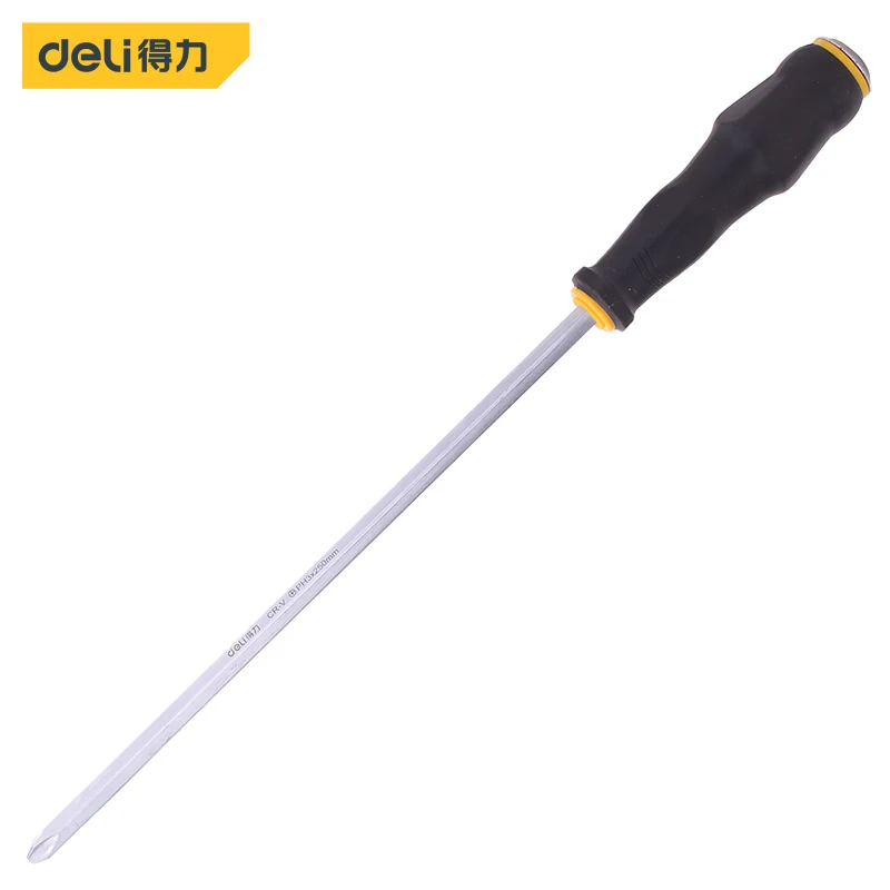 

Deli Cross Rubber Plastic Handle Through Core Screwdriver Snap Ring Hand Wire stripper Nippers Multipurpose kits multi-function