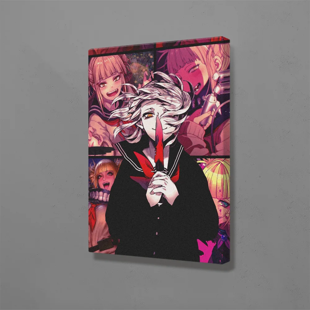 Himiko Toga My Hero Academia BNHA Anime Decoration Prints Home Decor Canvas Dorm Living Room Bedroom Painting Wall Art Poster | Дом и сад
