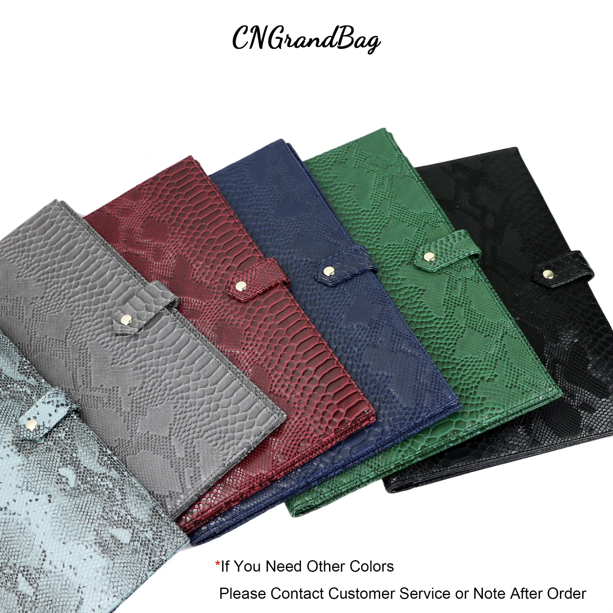 Monogrammed Letters Note Pad Document Bag Embrossed Pattern A4 File Holder High Quality Business Padfolio For Ipad Holder