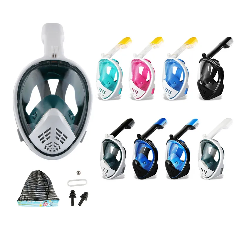 Full Face Underwater Scuba Anti Fog Diving Mask Snorkeling Set