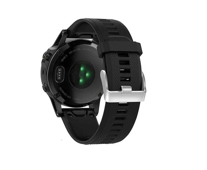 26 22 20 мм ремешок для Garmin Fenix 5X5 5S Plus 3 3 HR Forerunner 935 часы Quick Release силиконовые легко подходят ремешок на запястье