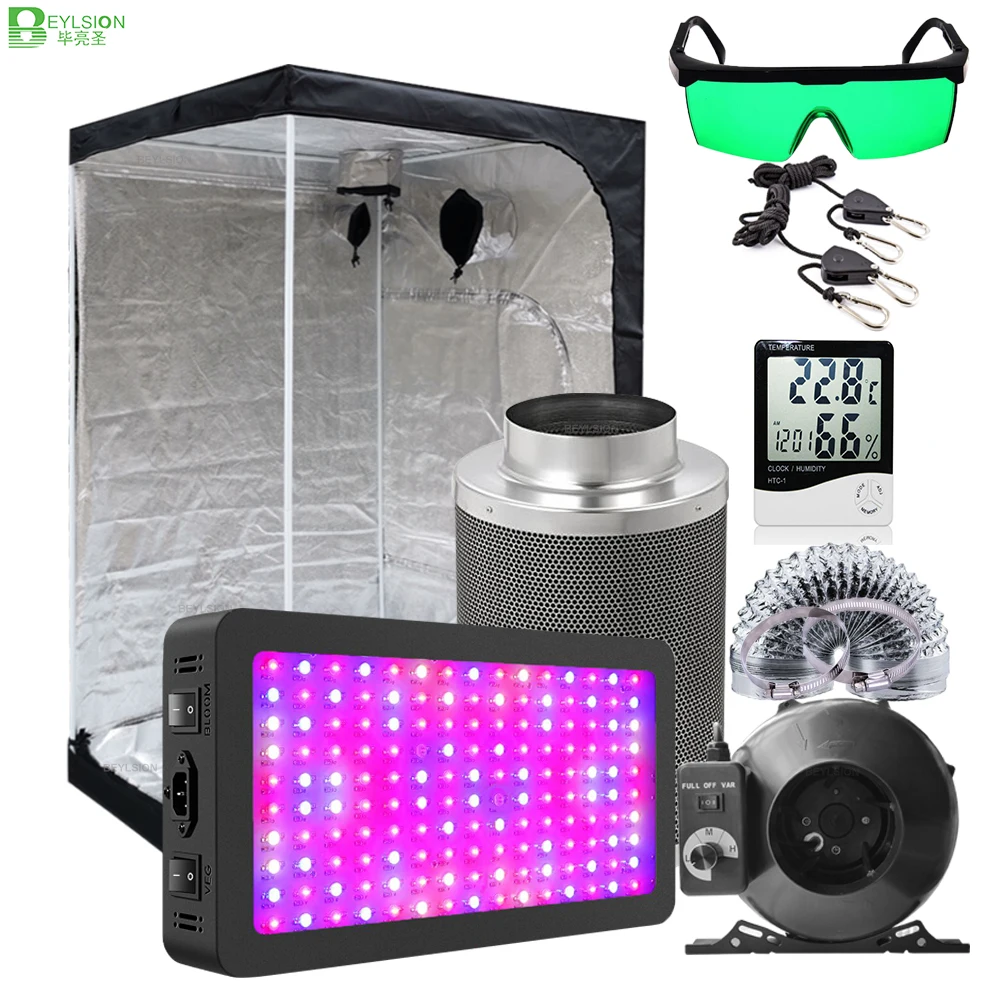 BEYLSION New Veg Bloom LED Grow Light Grow Tent Box Kit Indoor Growing
