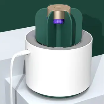 

Mosquito Lamp Cactus Shape Low Noise Plug-In USB For Home Office One Touch Electronic Mosquito Killer