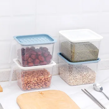 

Portable Storage Box Refrigerator Storage Box Food Storage Containers With Lid For Kitchen Fridge Cabinet Freezer Desk Organizer