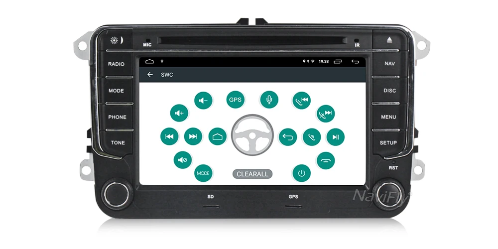 Cheap Android 8.1 2 DIN Car multimedia DVD player for VW Volkswagen PASSAT B5 B6 POLO GOLF 5 6 MAGOTAN CC BORA TIGUAN GPS Navigation 14