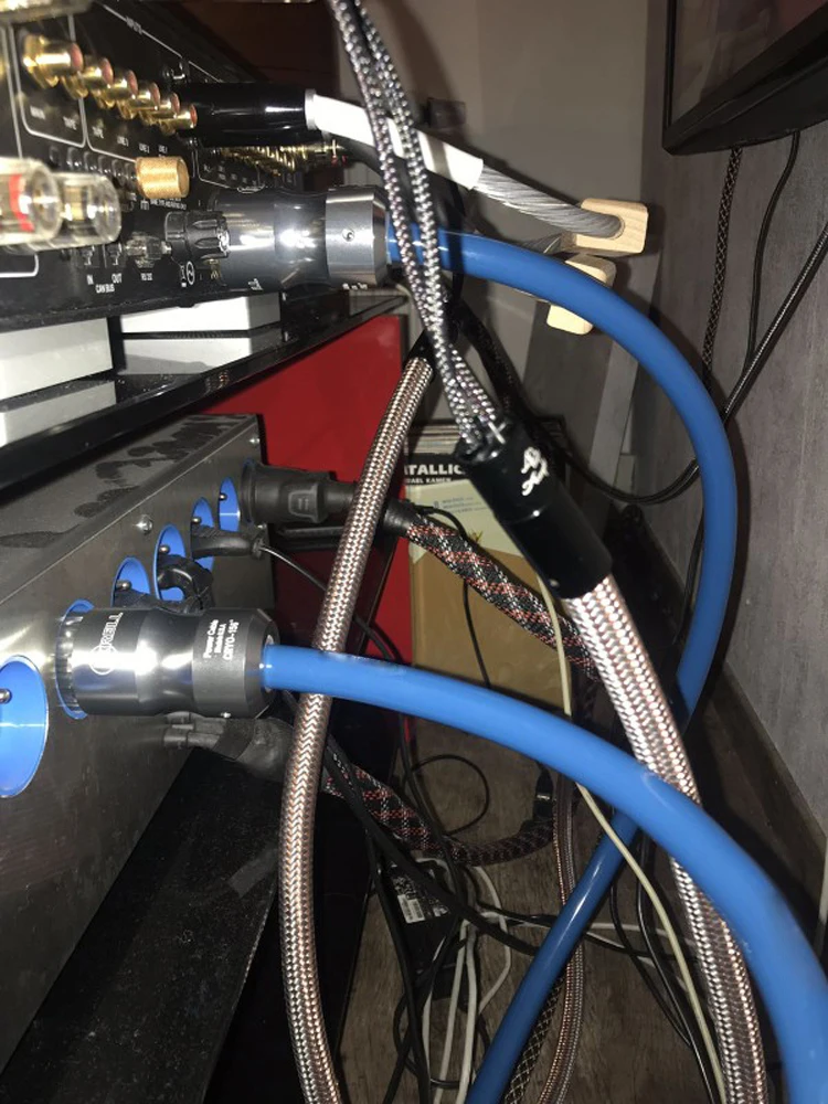 Banhado a Prata Schuko Cabo de Alimentação Alta Potência Emc Shield ac Audiocrast Hifi P111 - Image 3