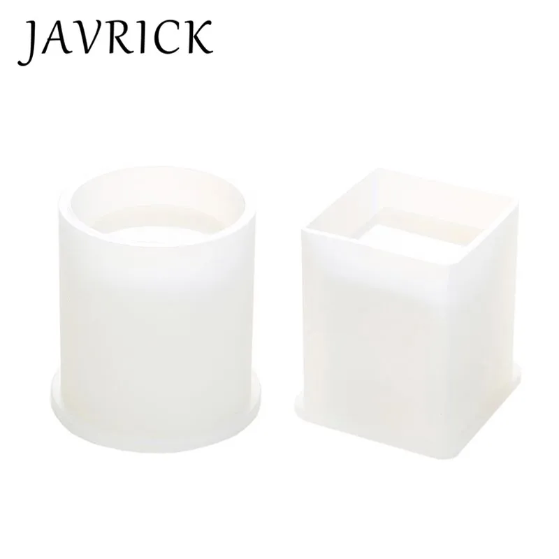 

DIY Crystal Epoxy Mold Square Cylindrical High Mirror Pen Small Flower Pot Molds