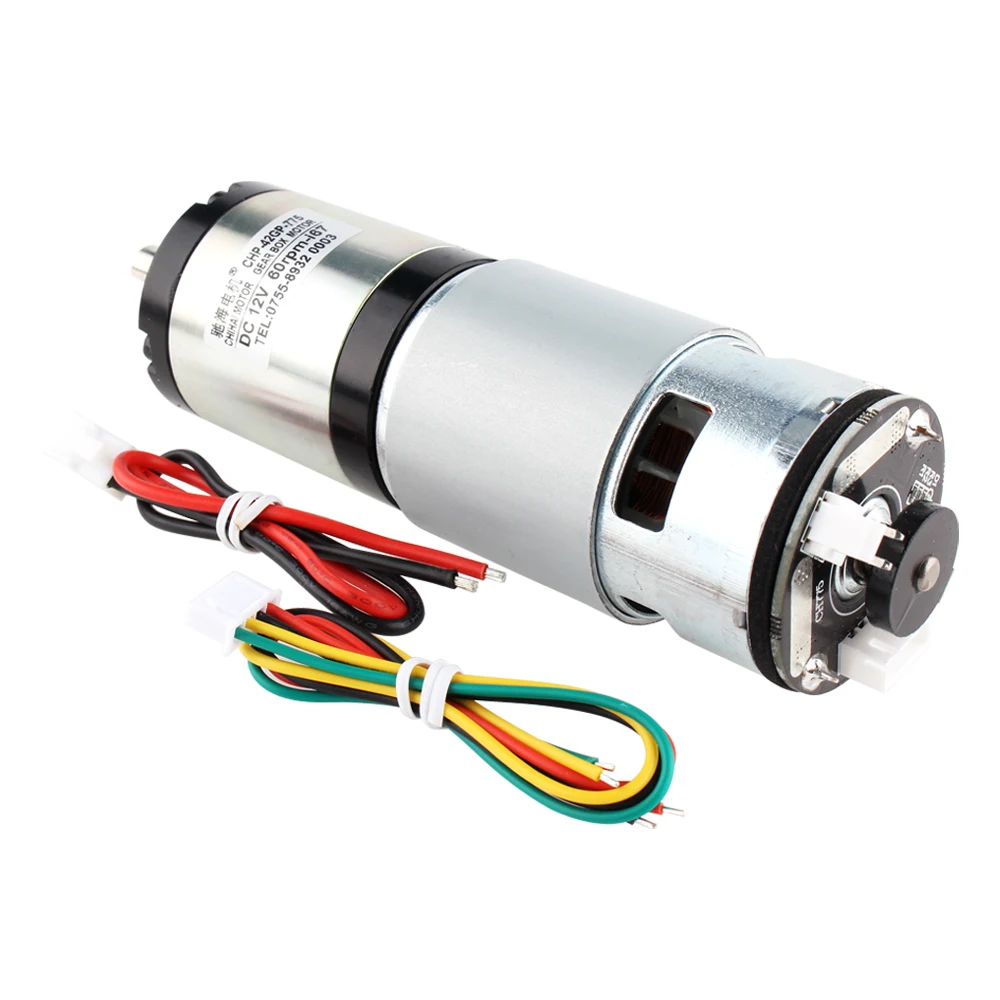 42GP-775 24V High Torque DC Gear Motor With 42mm Planetary Gear Box Encoder Motor For Fan Hair Dryer Treadmill