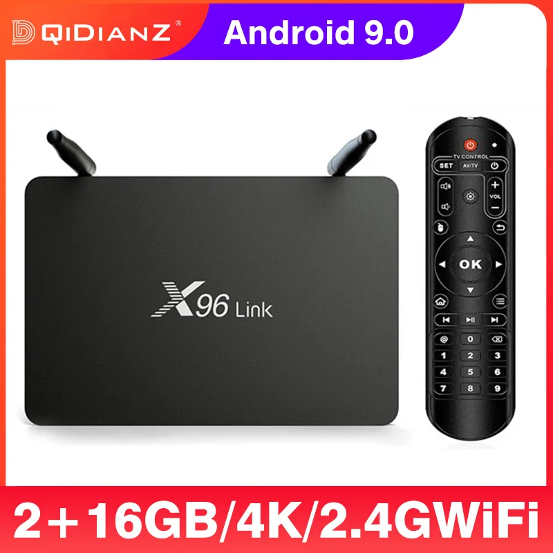 Смарт ТВ-приставка X96 Link Wi-Fi-роутер четырехъядерный процессор Amlogic S905W 2 ГГц Гб ОЗУ
