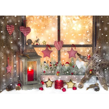

Christmas Backdrop Wood Wall party Christmas Tree Photography Backdrop Gifts Window Party Background Photobooth