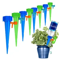 12PCs Garden Plant Water Dispenser Automatic Watering Nail System Adjustable Water Flow Drip Irrigation Watering Equipment 4