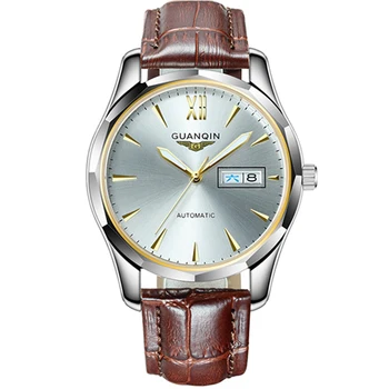 

GUANQIN Men Automatic Mechanical Watch Japan NH36 Movement Waterproof Sapphire Watch Men's Luxury Brand Watch Relogio Masculino