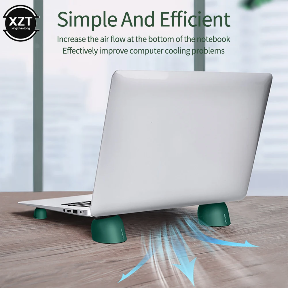 Novel Laptop Stand Magnetic Cooling Stand For MacBook Pro Air Laptop iPad Mini Portable Holder Heat Dissipation Skidproof Pad