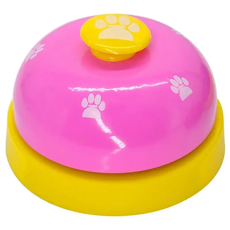 Pink Новинка, игрушка-колокольчик для питомцев, для кормления собак, Рингер, для питомцев, IQ, для обучения пищанию, интерактивные игрушки для кошек, котенок, щенков, корм, напоминание - Цвет: Pink
