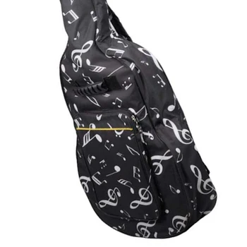 

41 Inch Dual Adjustable Shoulder Strap Acoustic Guitar Gig Bag - Black