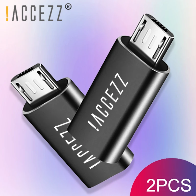 ! ACCEZZ Micro USB Мужской адаптер для Type C Женский OTG Синхронизация данных конвертер Android