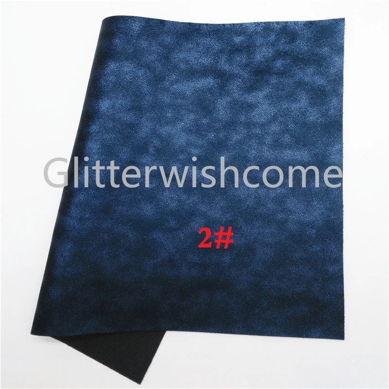 Glitterwishcome 21X29 см A4 размер винил для бантов металлик синтетическая кожа, кожа ткань искусственная кожа листы для бантов, GM683A
