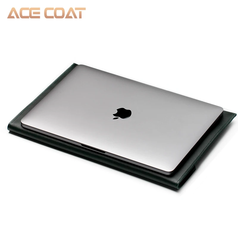 ACECOAT Разделение кожаная сумка для ноутбука чехол сумка с ручкой и карманы для MacBook Air/Pro 13/15/16 Сумочка-клатч для macbook pro 13 Чехол