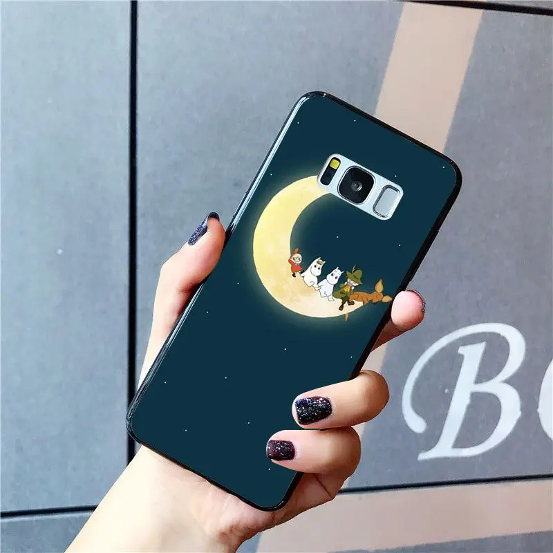 A5 Babaite с милым рисунком Муми-Тролль Бегемот чехол для телефона для samsung Galaxy S10E S7 край S9 S8 S10plus S6 S10Lite S5 M10 20 - Цвет: A5