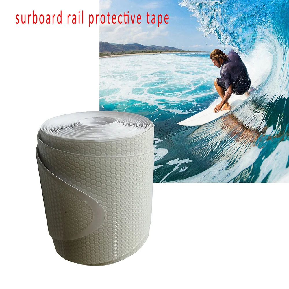 Surfboard Protective Tape 83'' / 75'' Surfboard Rail Protective Film Surf Leash Paddle Board Protection Edge