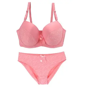 

LIVA GIRL Sexy Lingerie Women Bra Brief Set Lace Sexy Panties Hollow Transparent Comfy Underwear Cup D