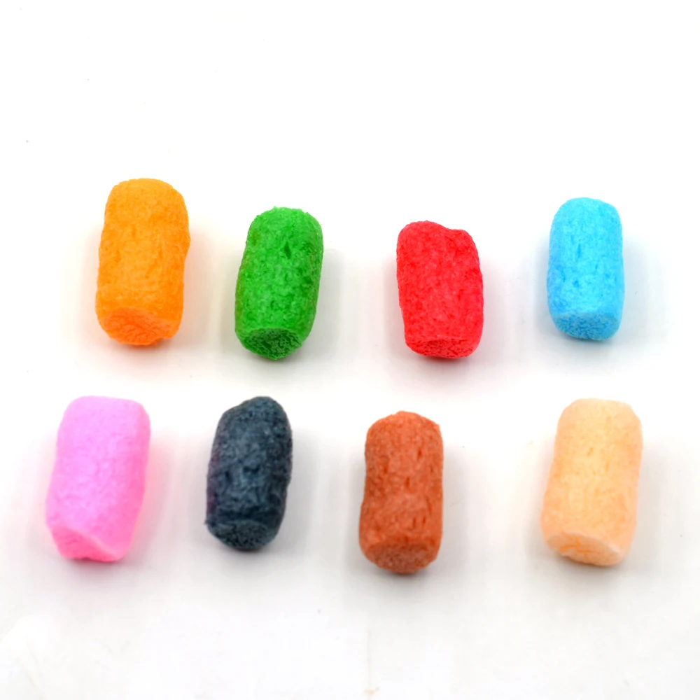 MNFT 50pcs Carp Fishing Water-Soluble Pop-Up Foam Nuggets - Tackle Accessories Tool, Random Colors