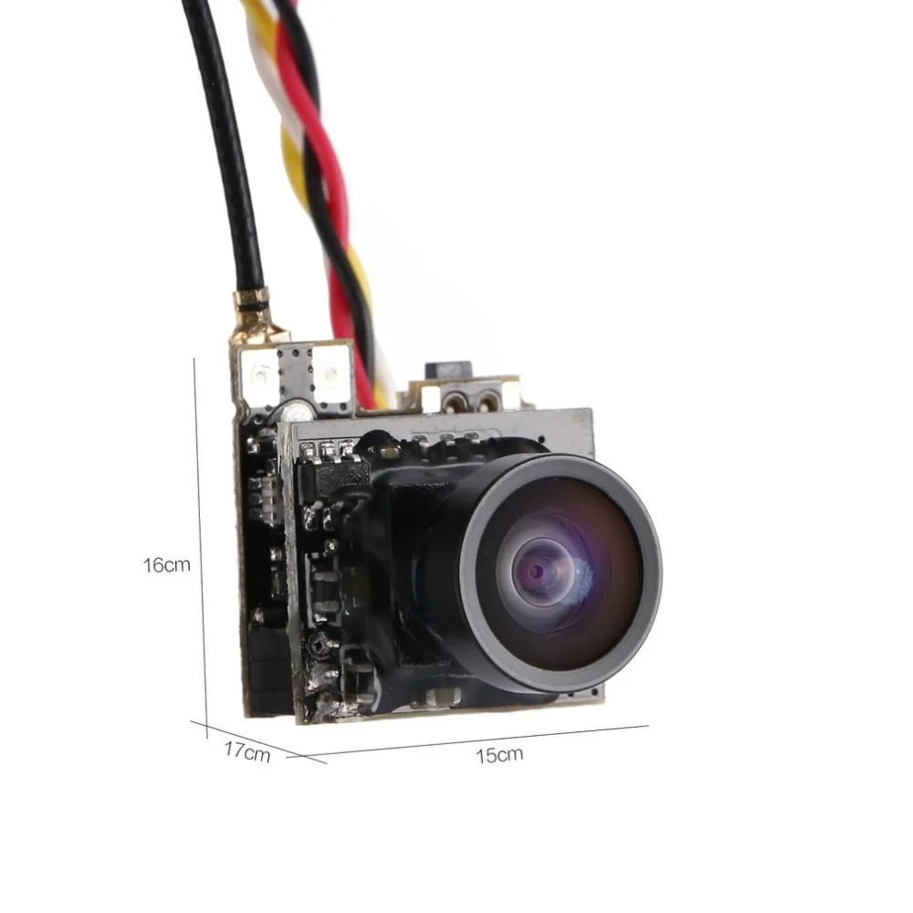 LST-S2+ AIO 800TVL CMOS Мини FPV камера RC части игрушки аксессуары с OSD 5,8G 40CH 25mW штыревая антенна для радиоуправляемого гоночного дрона