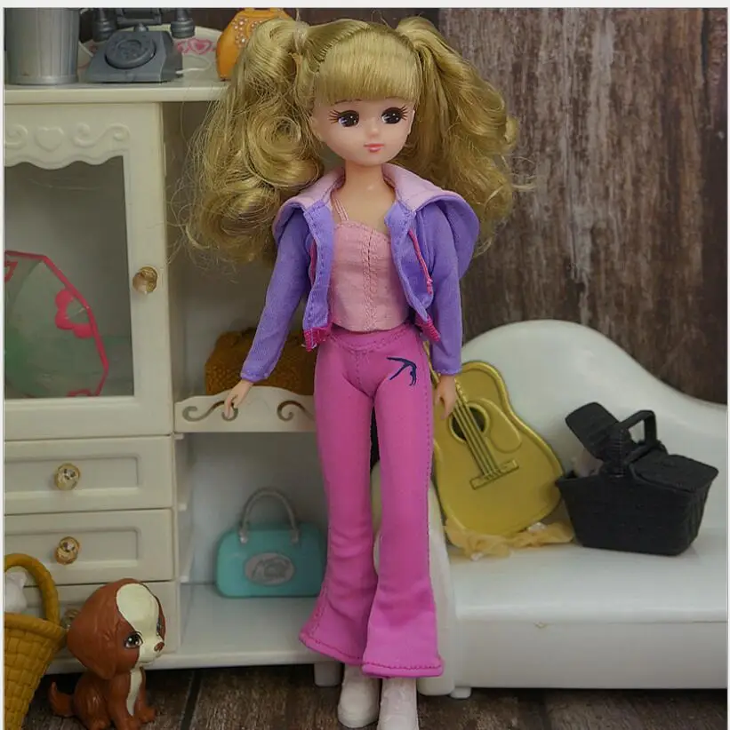 Personality Doll Decors DIY Clothing Set Handmade Soft Licca Doll Outfit Dress DIY Dressing Doll Toys Fashion Licca Clothes 2