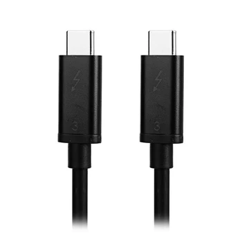 

CYDZ USB4 Type-C Thunderbolt 3 Male to Thunderbolt 3 Male 40Gbps Cable for Laptop Macbook